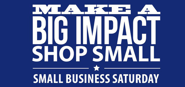 Small Business Saturday is 11/26!